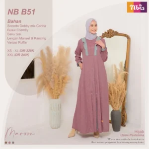 NIBRAS Gamis Dewasa NB B51