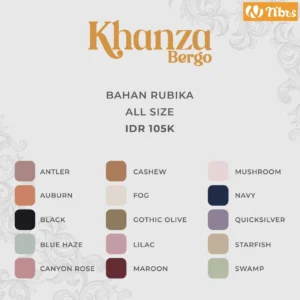 NIBRAS Bergo KHANZA