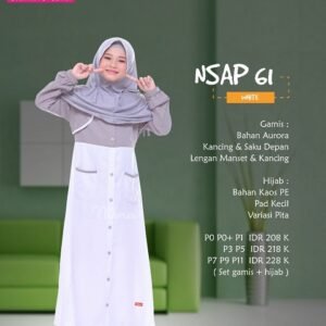 NIBRAS Gamis Anak NSA 061