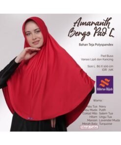 NIBRAS Hijab AMARANTH L