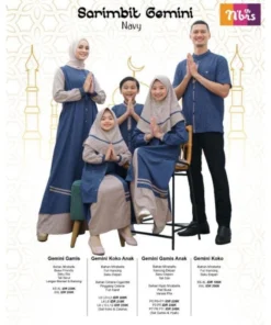 NIBRAS Gamis Dewasa GEMINI
