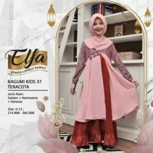 ETHICA Gamis Anak KAGUMI KIDS 37 Teracota
