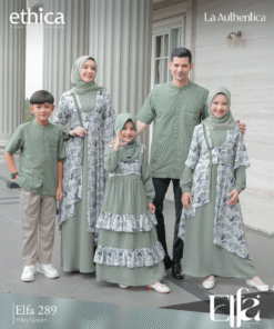 ETHICA Gamis Anak KAGUMI KIDS 141 Milky Green