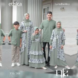 ETHICA Gamis Anak KAGUMI KIDS 141 Milky Green