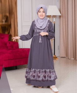 ETHICA Gamis Anak KAGUMI KIDS 143 Sunset Purple