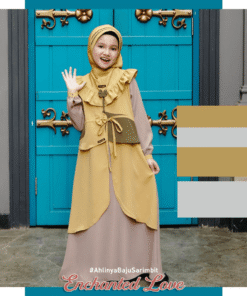 ETHICA Gamis Anak KAGUMI KIDS 78 Cream