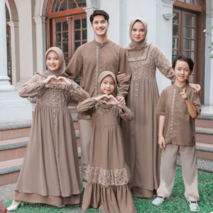 ETHICA Gamis Anak KAGUMI KIDS 150 Natural Brown