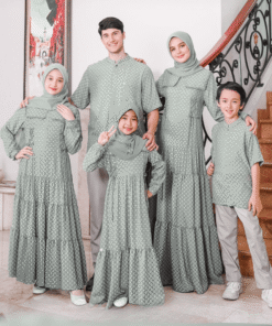 ETHICA Gamis Dewasa KAGUMI 302 Wave Green