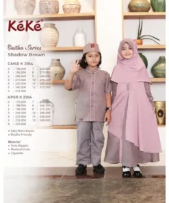 KEKE Gamis Anak GMSR K GAITHA SERIES 2104