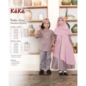 KEKE Gamis Anak GMSR K GAITHA SERIES 2104