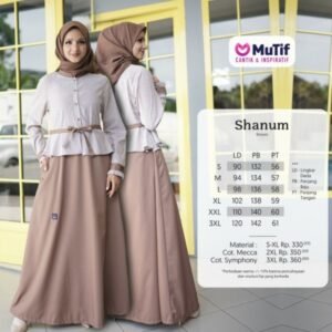MUTIF Gamis Dewasa SHANUM