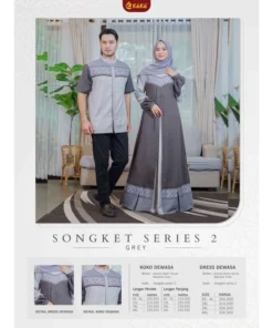 KEKE Koko Dewasa KD SR SONGKET 2 SERIES