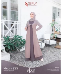 SEPLY Gamis Dewasa MEYRA 225 Mauve Shadow