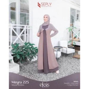 SEPLY Gamis Dewasa MEYRA 225 Mauve Shadow