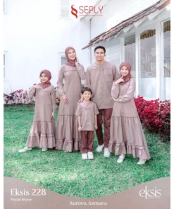 SEPLY Gamis Dewasa MEYRA 216 Pecan Brown