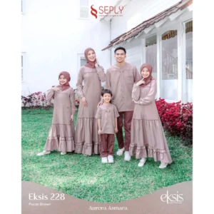 SEPLY Gamis Dewasa MEYRA 216 Pecan Brown