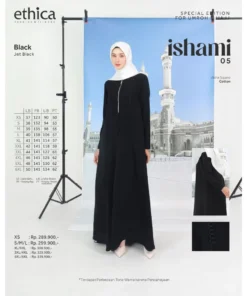 ETHICA Gamis Dewasa ISHAMI 05 Black
