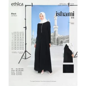 ETHICA Gamis Dewasa ISHAMI 05 Black