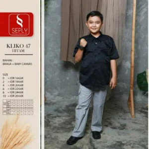 SEPLY Koko Anak KLIKO 47 Hitam