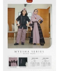KEKE Gamis Anak GAK SR MYESHA ROSELLA