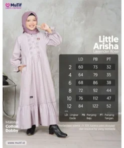 MUTIF Gamis Anak LITTLE ARISHA