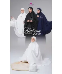 RAUNA Mukena VISCOSE SET MVS 01 WHITE