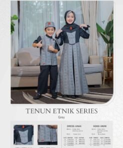 KEKE Gamis Anak GAK SR TENUN ETNIK SERIES
