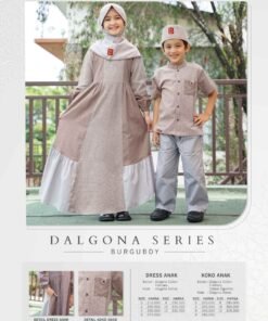 KEKE Gamis Anak GAK SR DALGONA SERIES