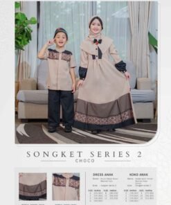KEKE Gamis Anak GAK SR SONGKET 2 SERIES