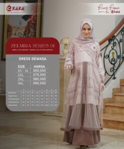 KEKE Gamis Dewasa GDK SR ZELMIRA 01