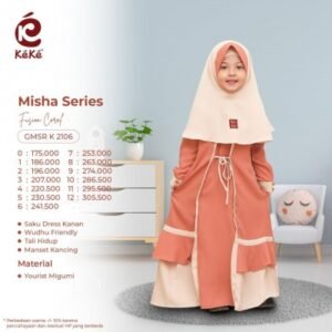KEKE Gamis Anak GMSR K MISHA SERIES 2106