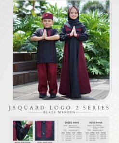 KEKE Gamis Anak GAK SR JAQUARD LOGO 2 SERIES