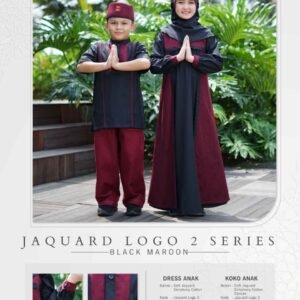 KEKE Gamis Anak GAK SR JAQUARD LOGO 2 SERIES