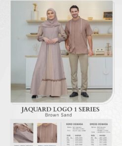 KEKE Gamis Dewasa GDK SR JAQUARD LOGO 1 SERIES