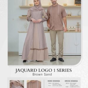 KEKE Gamis Dewasa GDK SR JAQUARD LOGO 1 SERIES