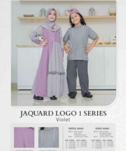 KEKE Gamis Anak GAK SR JAQUARD LOGO 1 SERIES