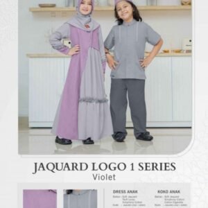 KEKE Gamis Anak GAK SR JAQUARD LOGO 1 SERIES