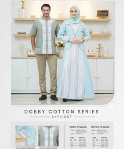 KEKE Gamis Dewasa GDK SR DOBBY COTTON SERIES
