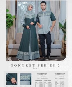KEKE Gamis Dewasa GDK SR SONGKET 2 SERIES