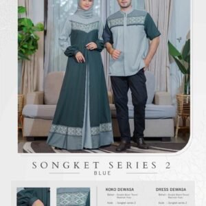 KEKE Gamis Dewasa GDK SR SONGKET 2 SERIES