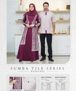 KEKE Gamis Dewasa GDK SR SUMBA TILE SERIES
