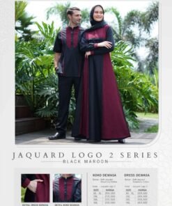 KEKE Gamis Dewasa GDK SR JAQUARD LOGO 2 SERIES