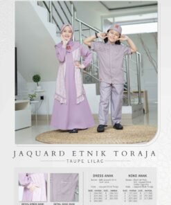 KEKE Gamis Anak GAK SR JAQUARD ETNIK TORAJA