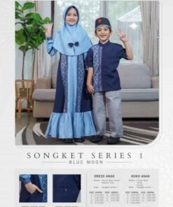 KEKE Gamis Anak GAK SR SONGKET SERIES