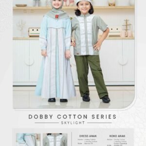 KEKE Gamis Anak GAK SR DOBBY COTTON SERIES