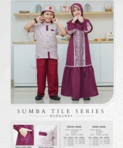 KEKE Gamis Anak GAK SR SUMBA TILE SERIES