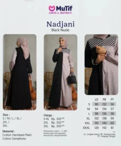 MUTIF Gamis Dewasa NADJANI