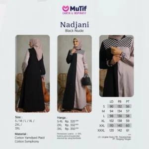 MUTIF Gamis Dewasa NADJANI