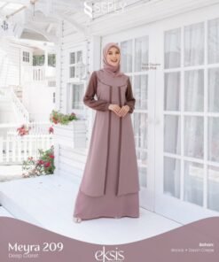 SEPLY Gamis Dewasa MEYRA 209 Deep Claret