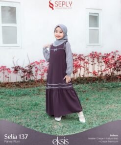 SEPLY Gamis Anak SELIA 137 Pansy Plum